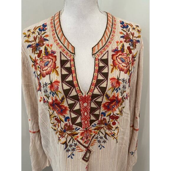 Johnny Was Workshop Kirpa Circle Sleeve Dress - Picture 5 of 7